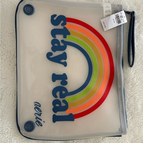 Aerie Clear Bag with Rainbow Design - Picture 2 of 3
